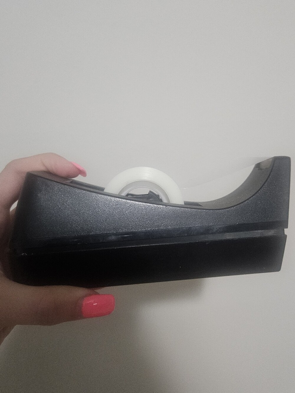 Scotch Classic Black Desktop Tape Dispenser with Preloaded Clear Tape